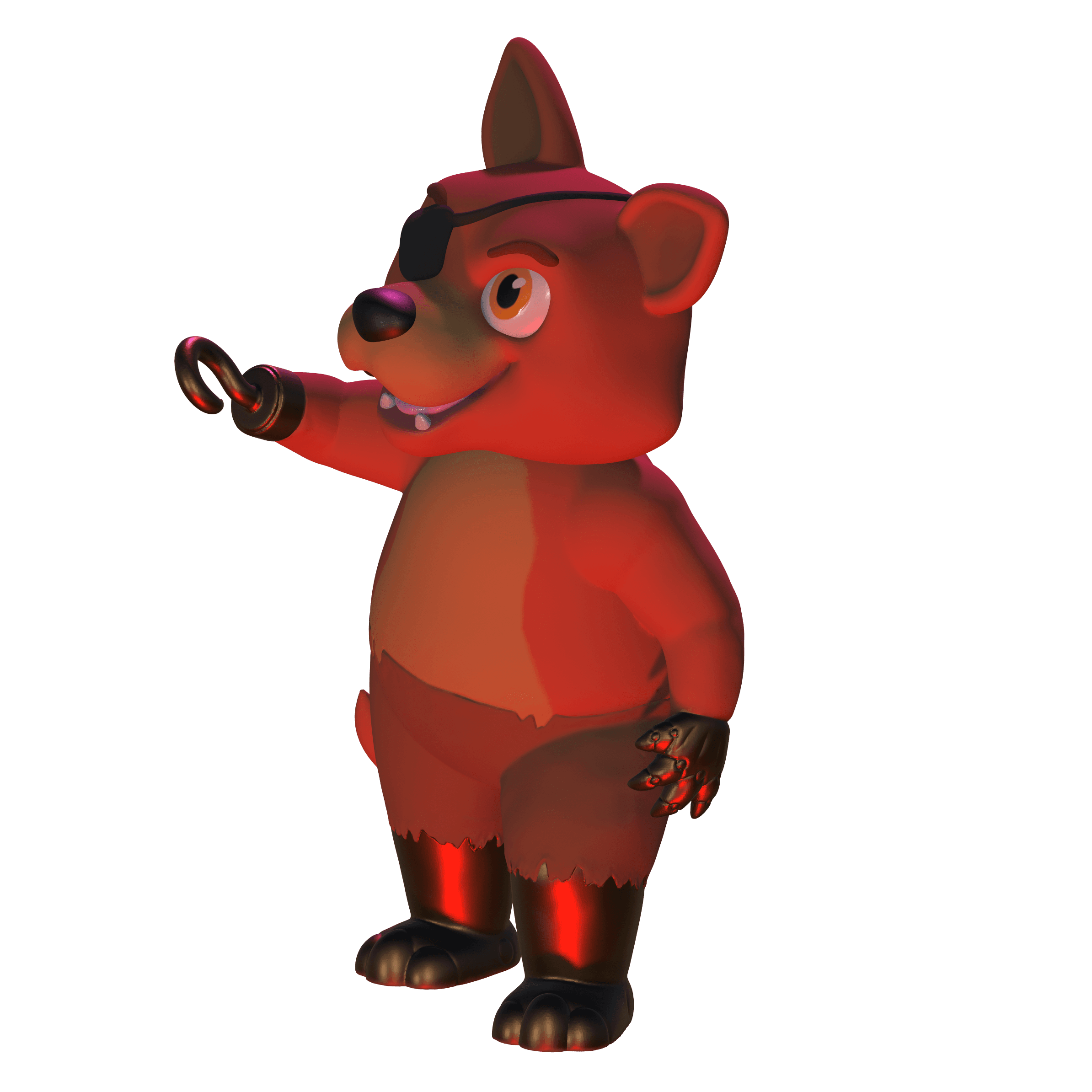 Pirate Foxy 3d model