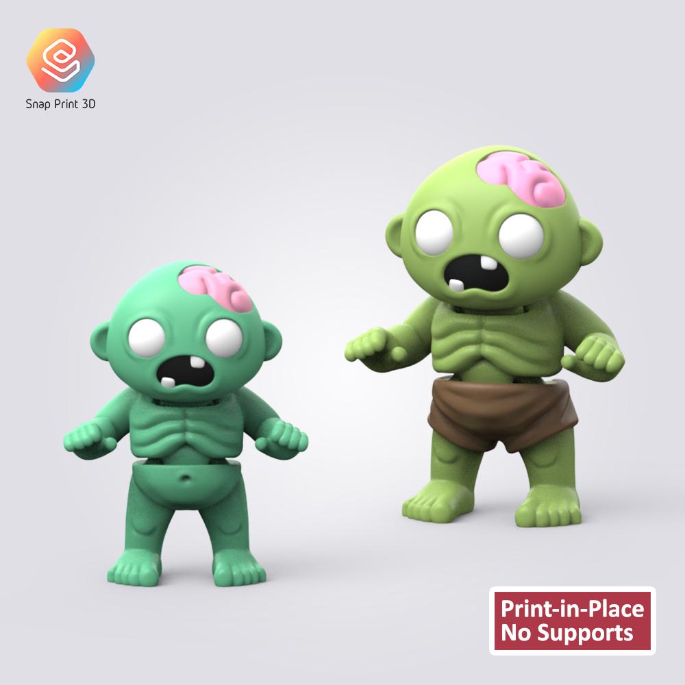 Halloween Flexi Zombie 3d model