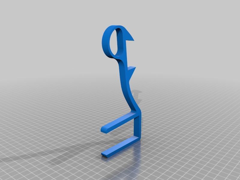 Child/Pet Door Lock - aka Ninjalock 3d model