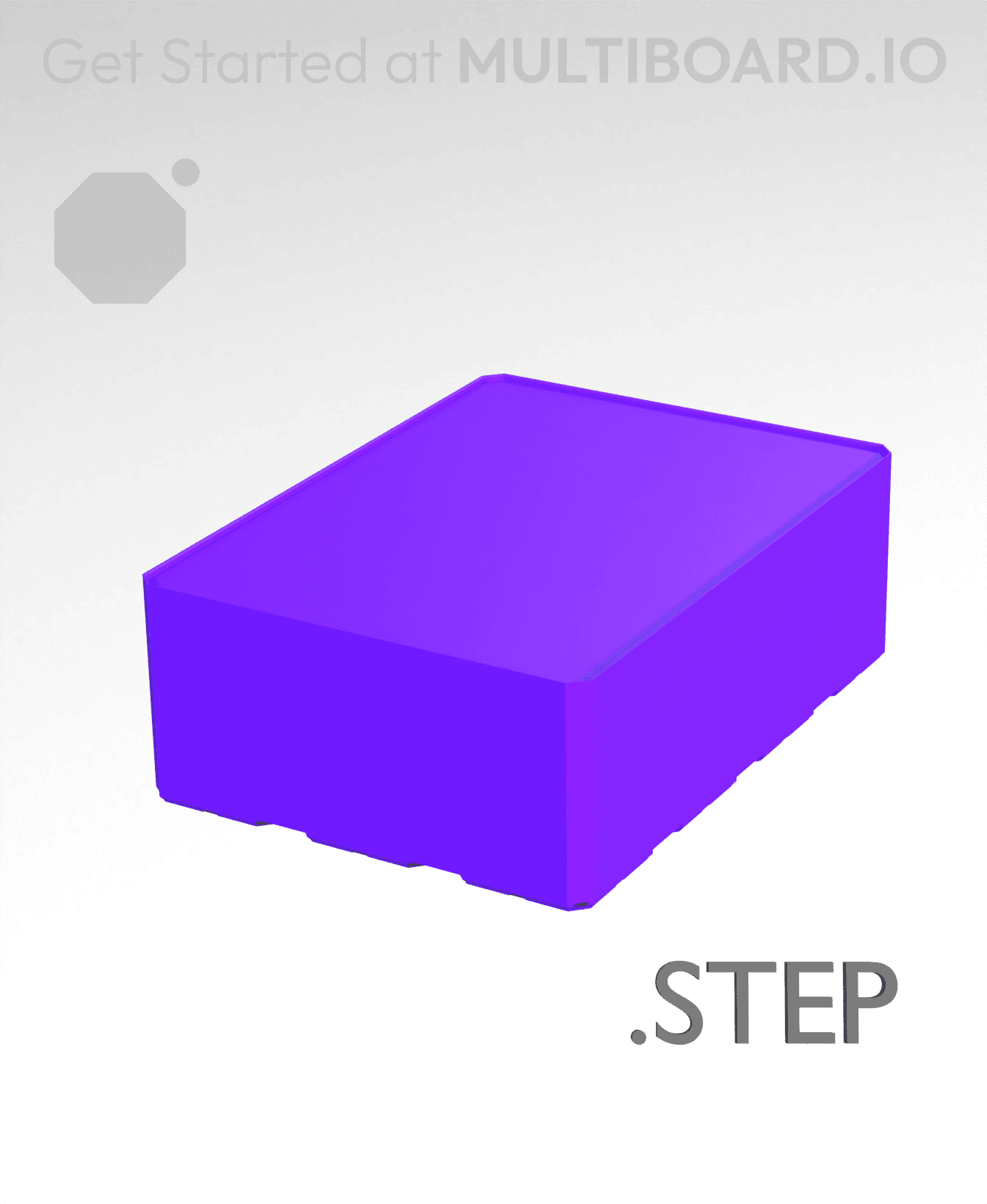 3x4x1·5 - Multibin Insert - STEP Remixing File 3d model