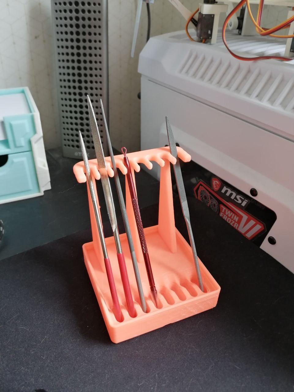 Gridfinity Pick + Tweezer Racks 3d model