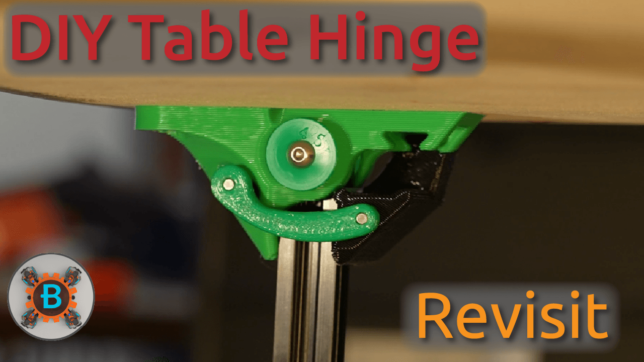Folding Table Hinge - V2 3d model