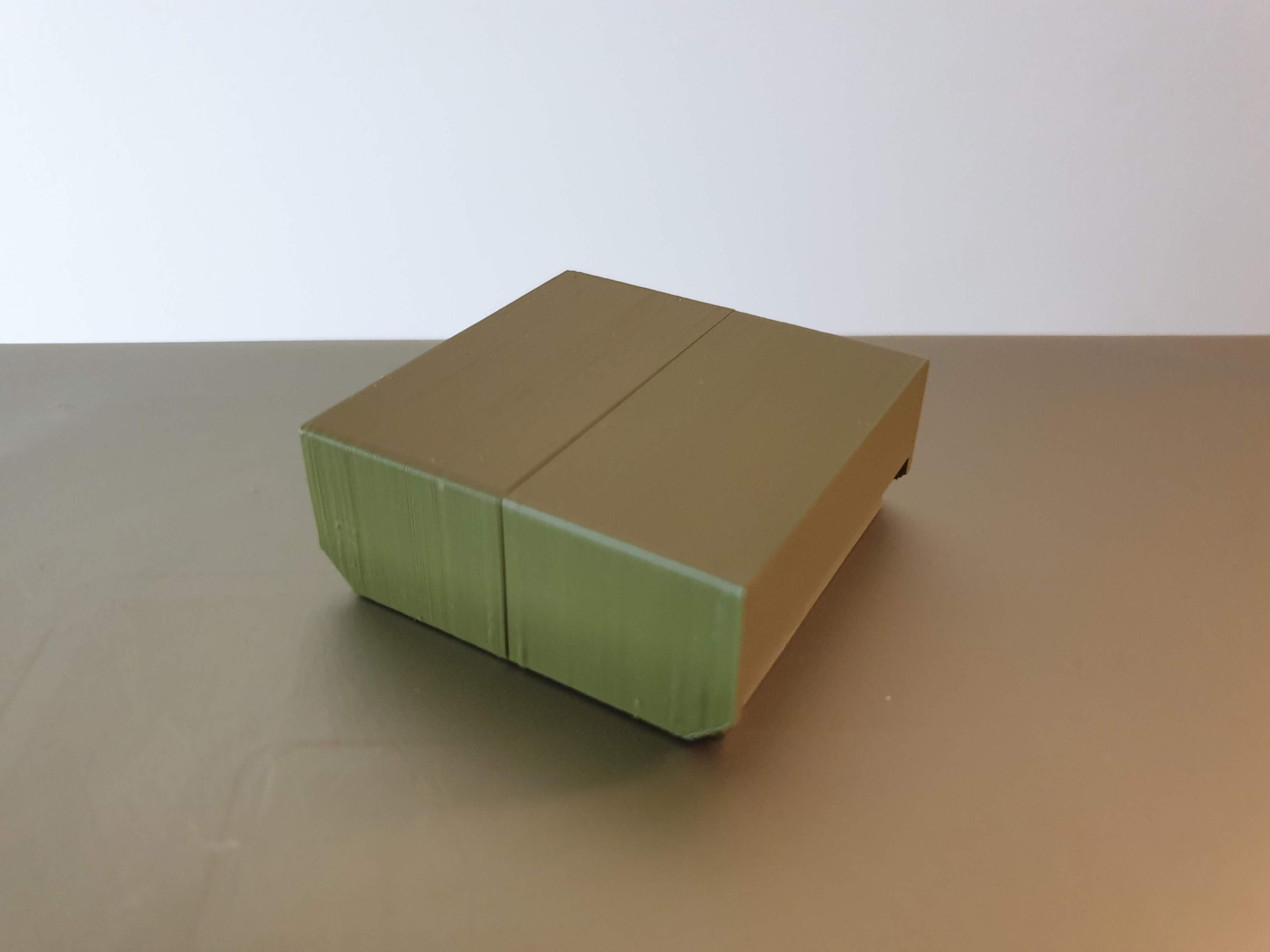 Print-in-Place Split Box 50x50x20mm 3d model