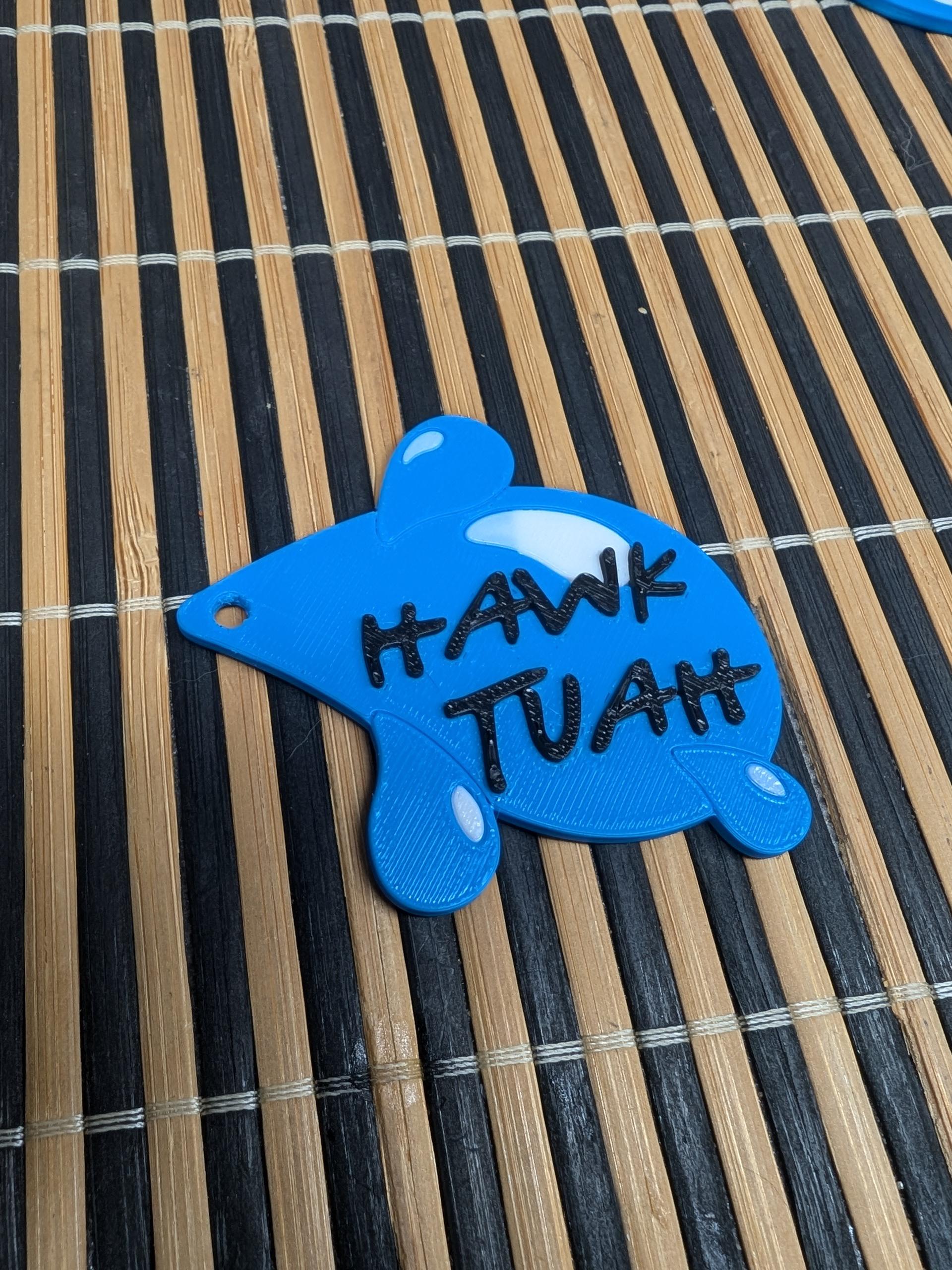 Hawk Tuah Keychain 3d model