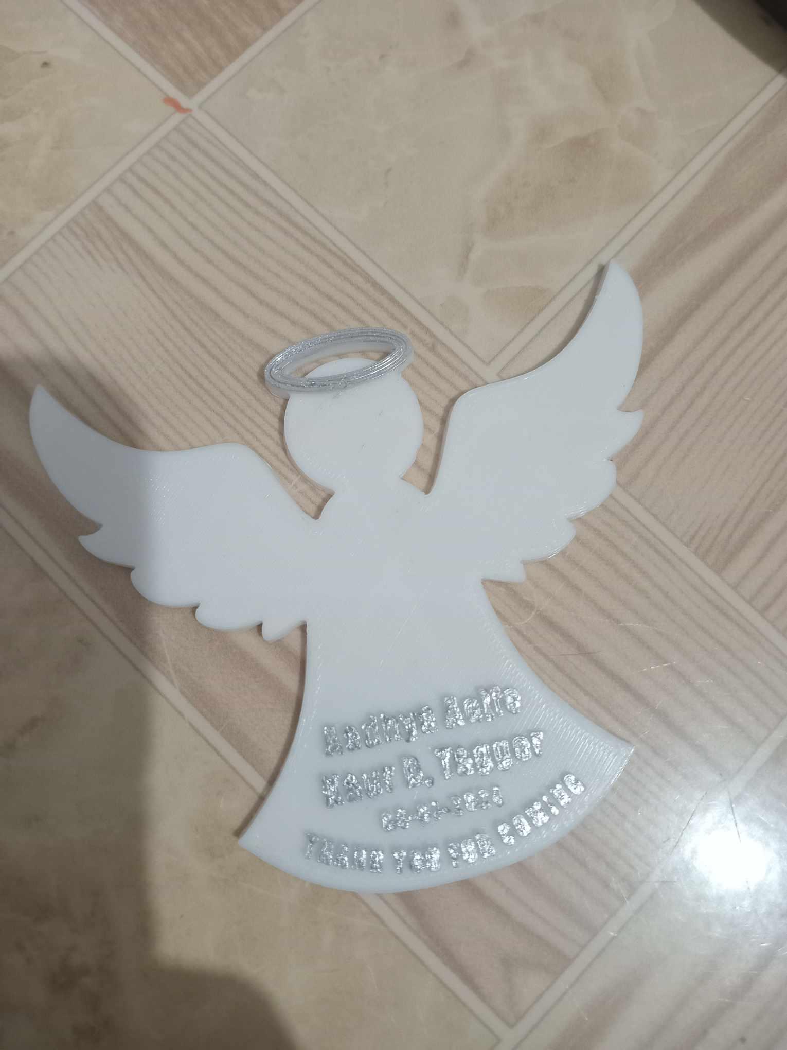 Angel Keychain 3d model