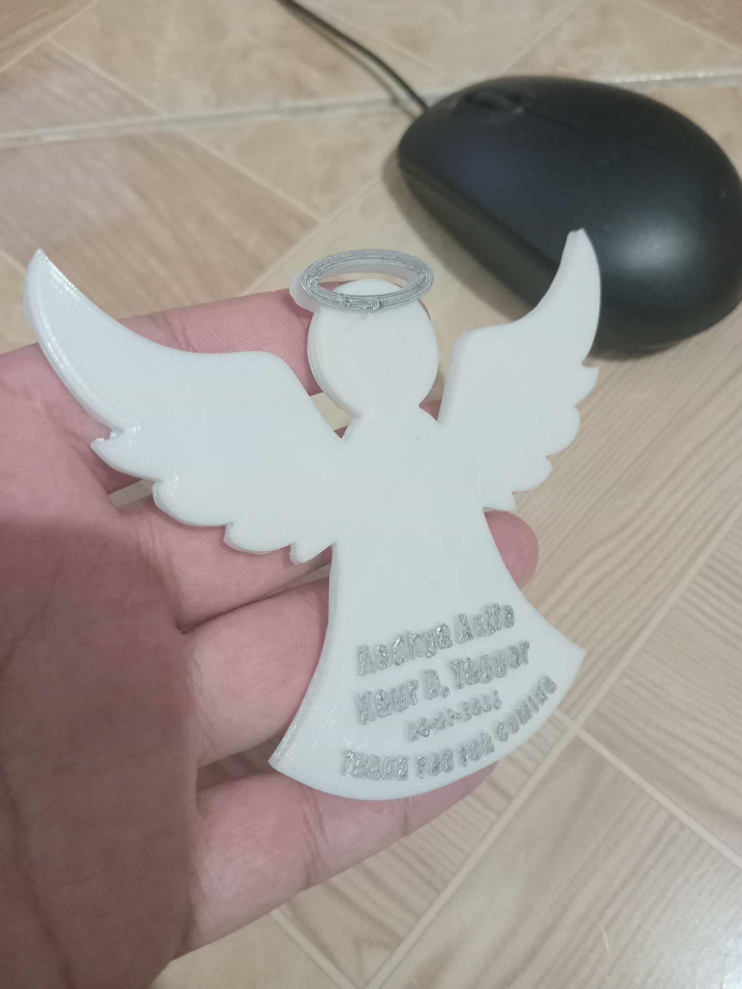 Angel Keychain 3d model