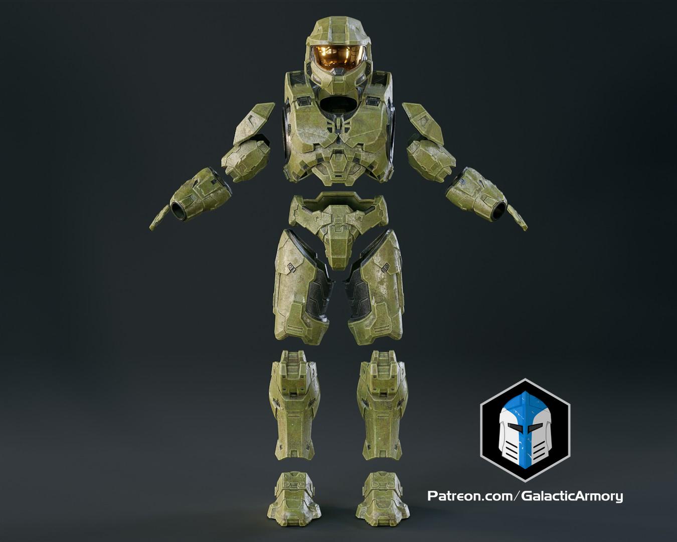 Halo Infinite Master Chief Armor - 3D Print Files 3d model