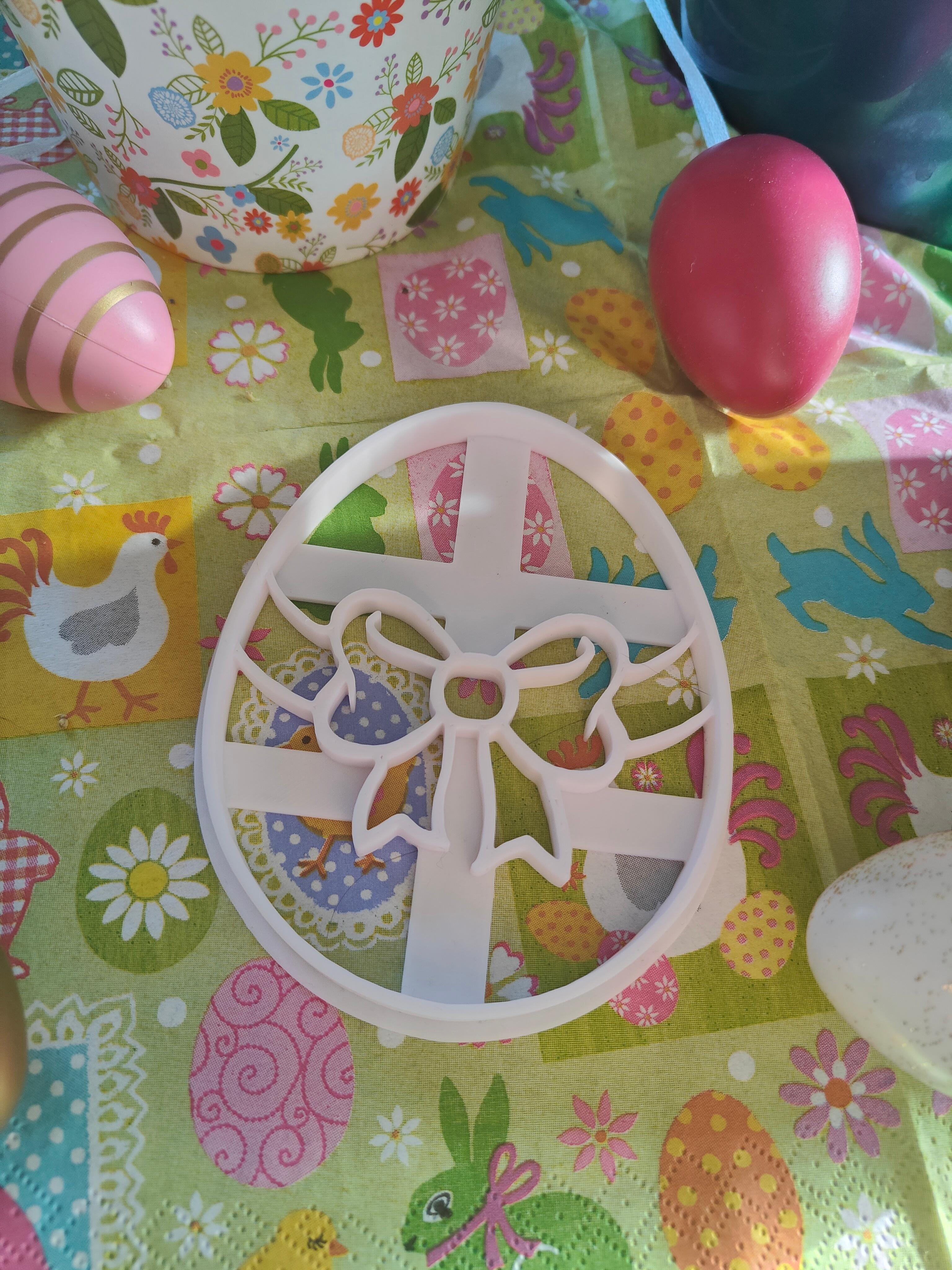 Easter Egg Cookie Cutters 3d model