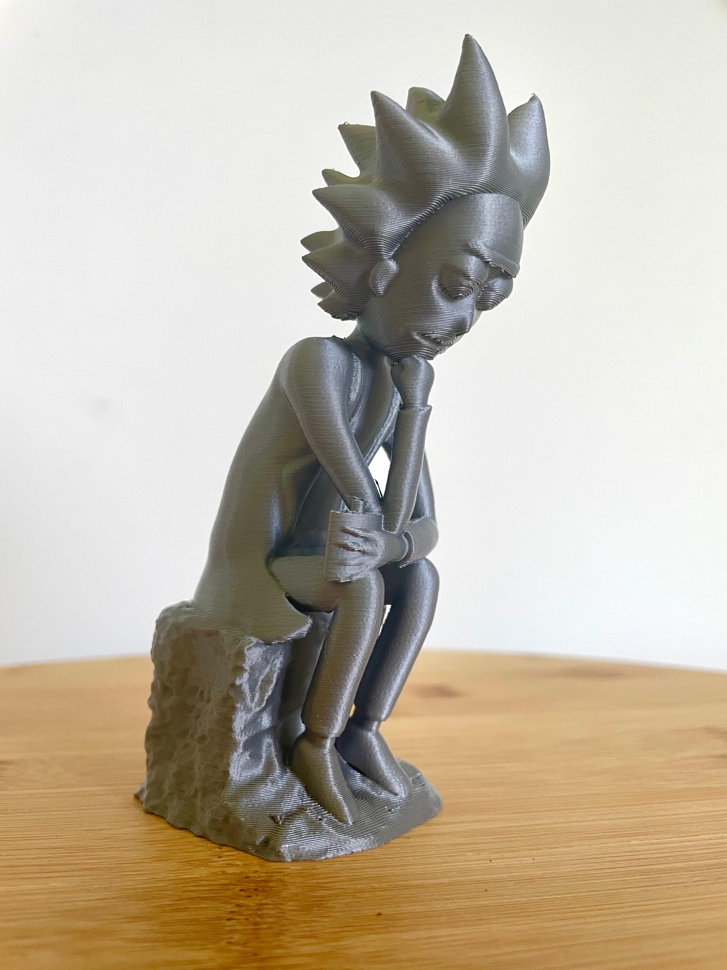 Rick The Thinker 3d model