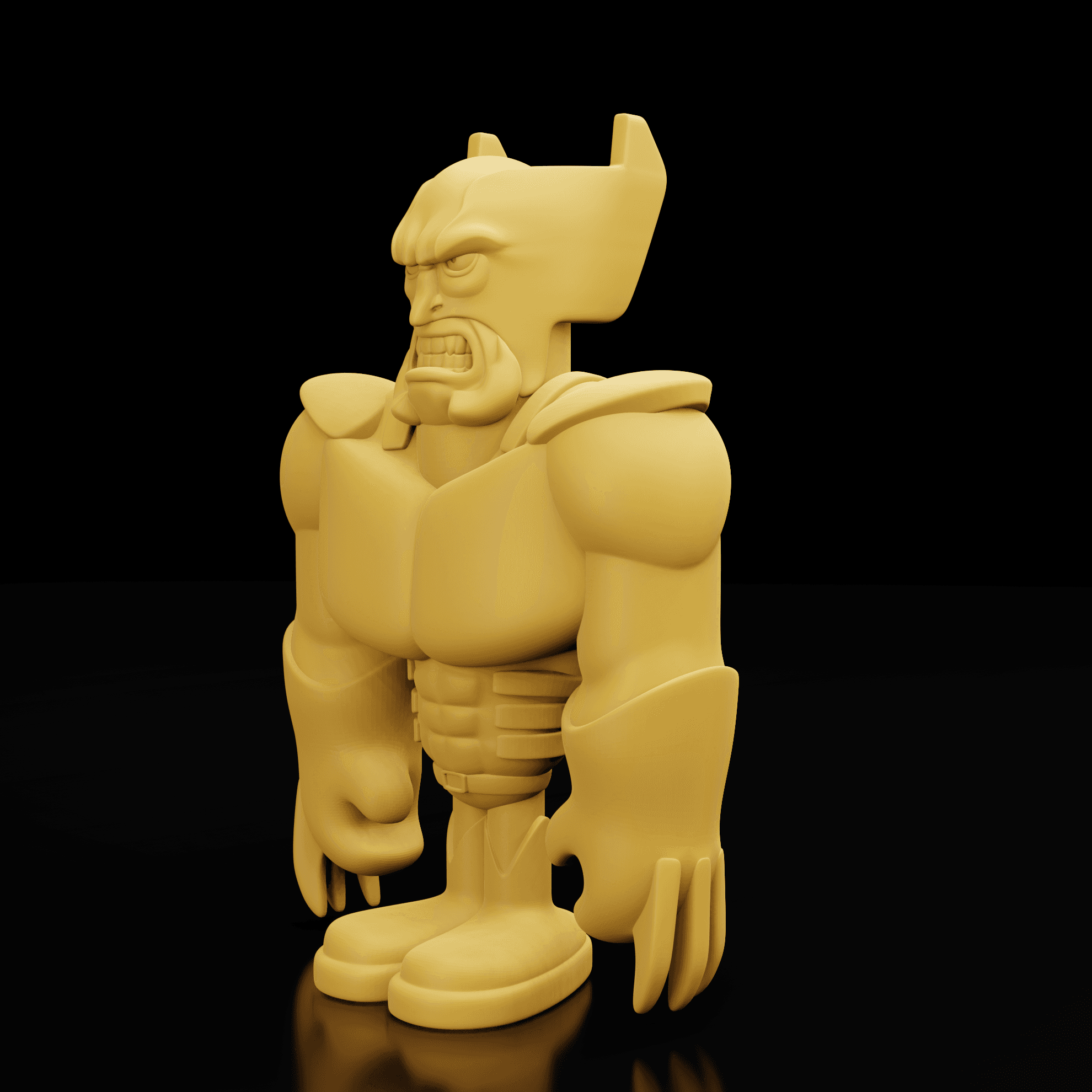 Stylized Wolverine 3d model