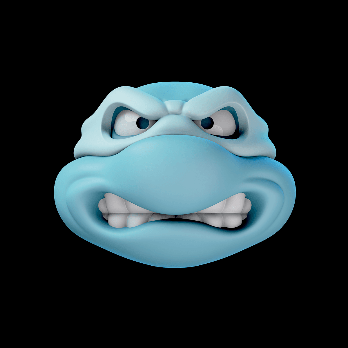 TMNT head 3d model