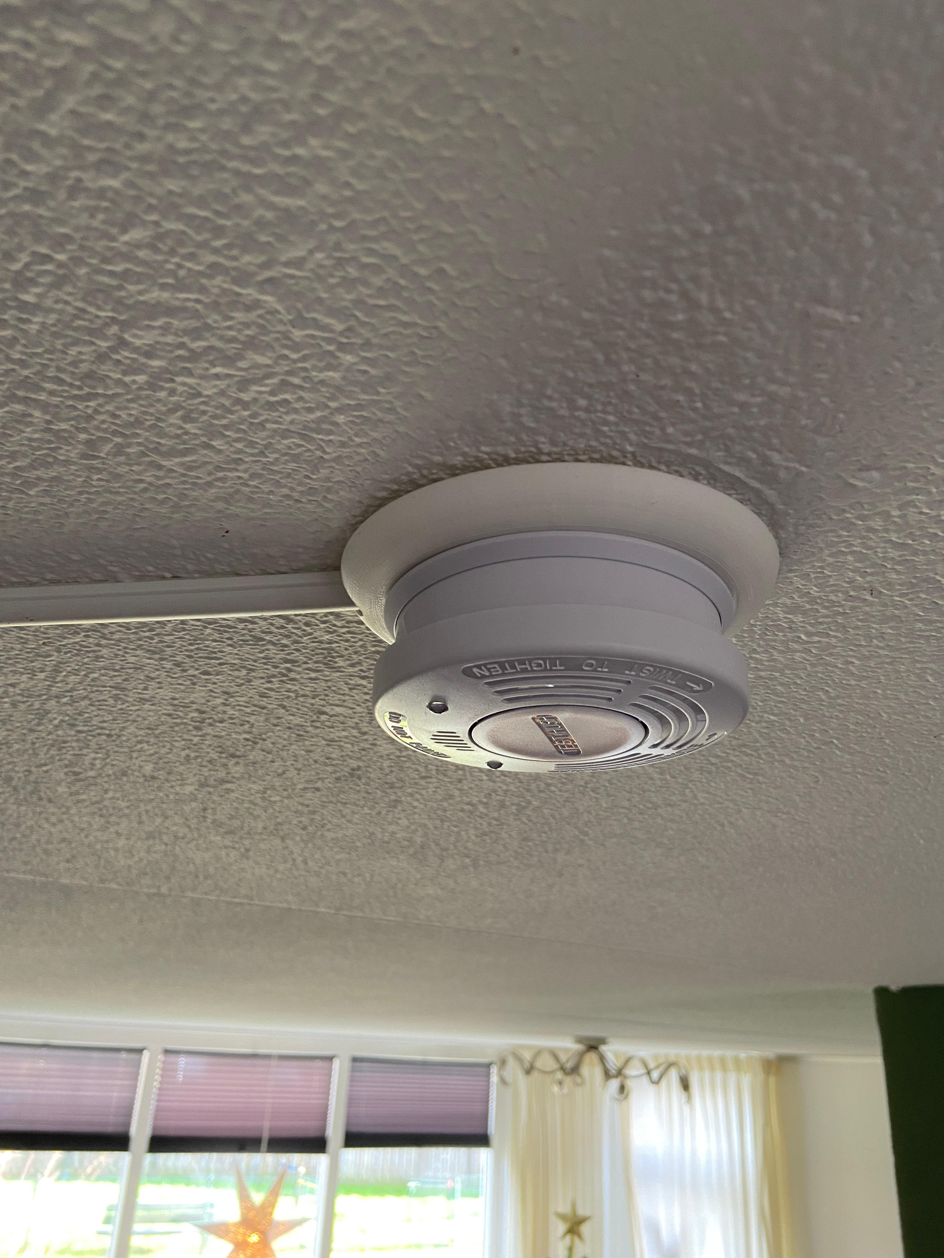 smoke detector on central box 3d model