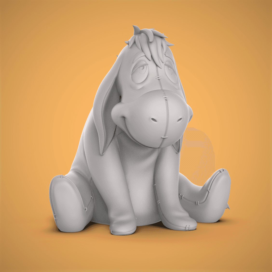 Eeyore -Winnie The Pooh 3d model