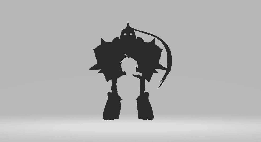 Fullmetal Alchemist 2D.stl 3d model