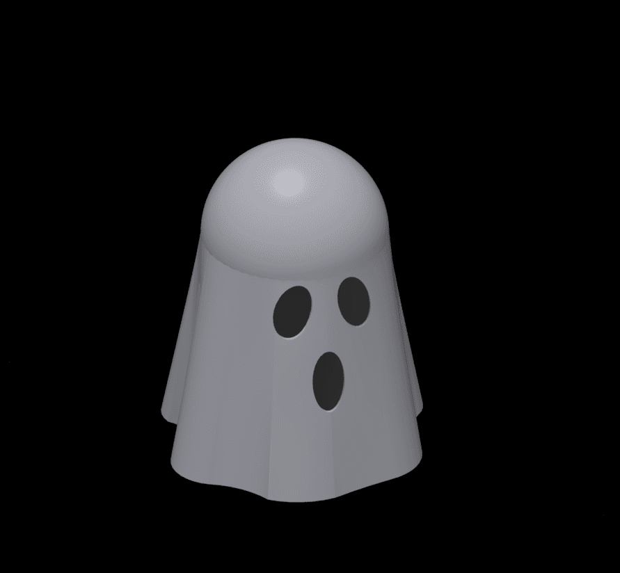 Halloween Ghost Jar 3d model