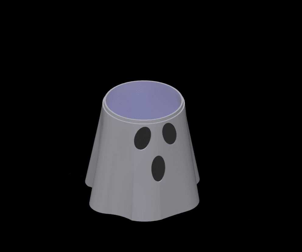 Halloween Ghost Jar 3d model