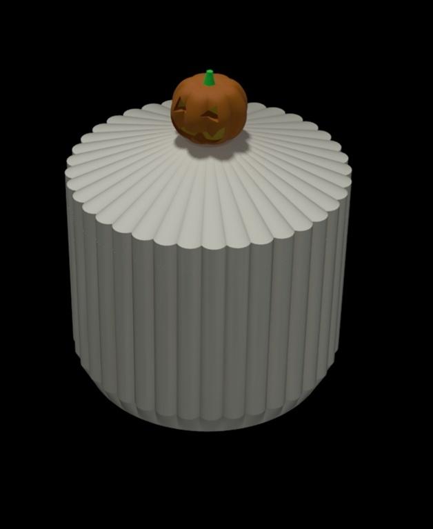 Jack-o'-Lantern - Jar Top Handle  3d model