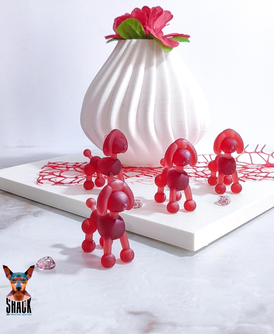 Balloon Poodle Charms  3d model