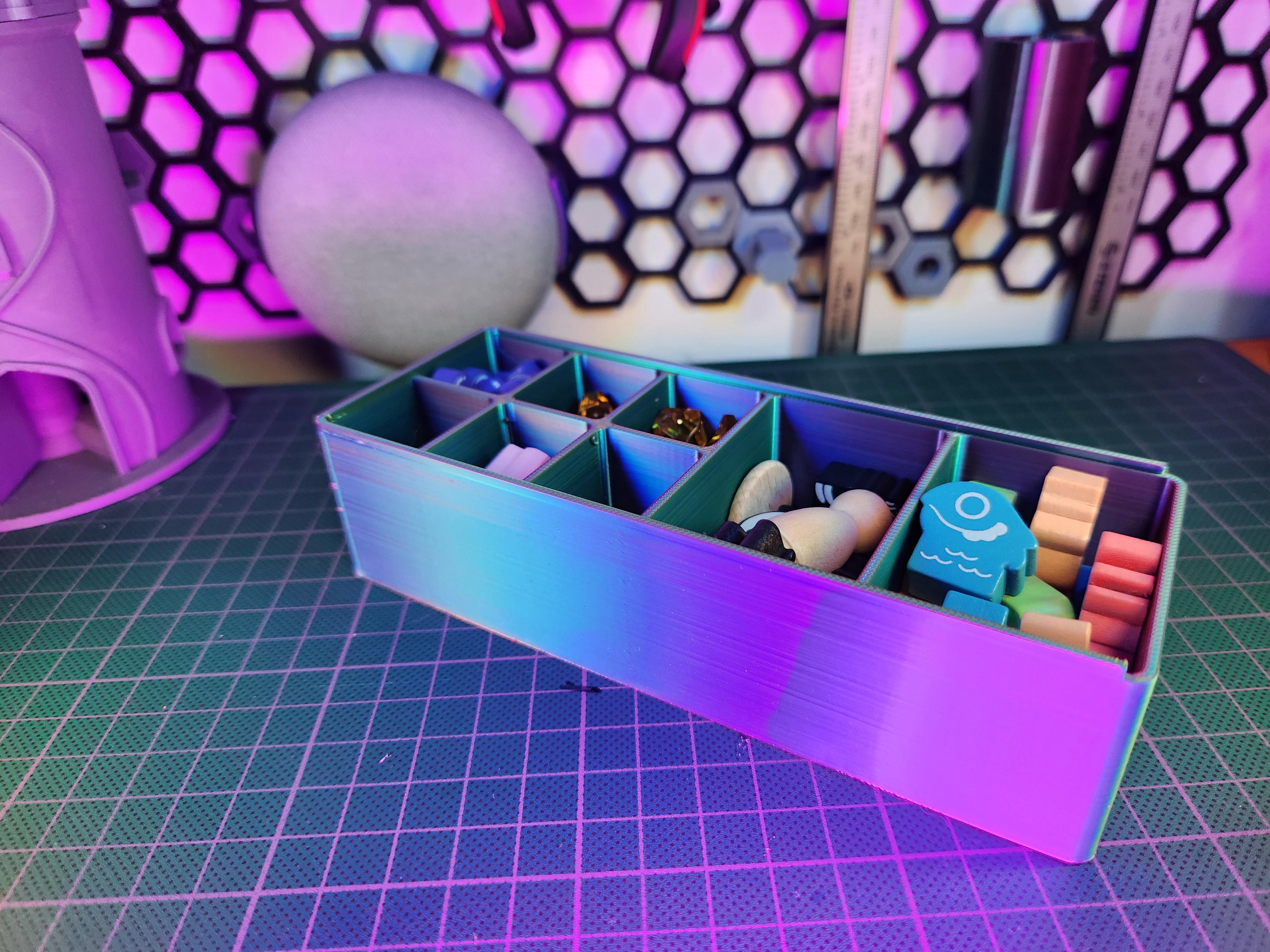 Boardgame Resource Organizer with Lid - Hitodama 3d model