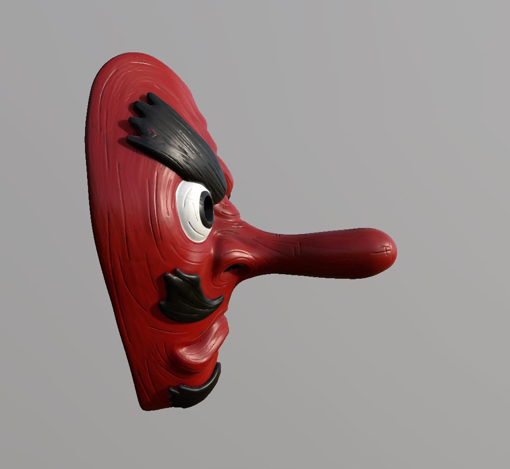 Urokodaki Mask Remake  3d model