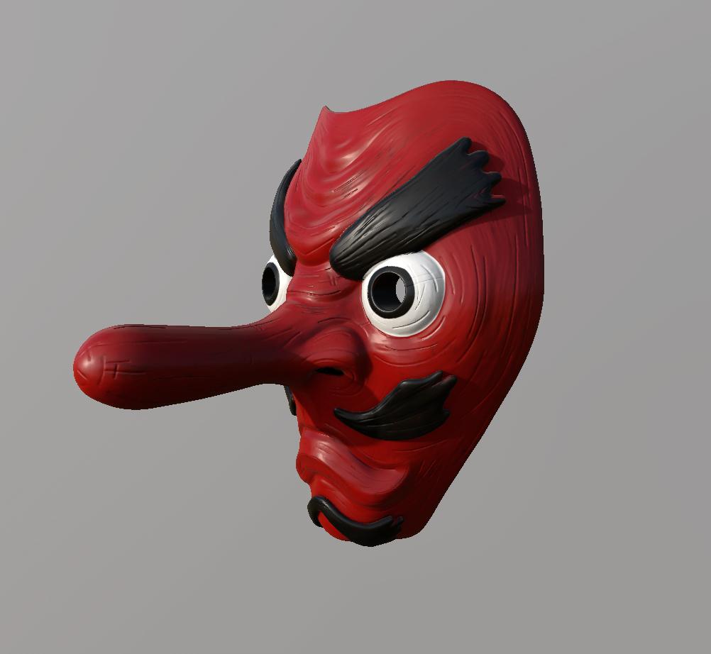 Urokodaki Mask Remake  3d model