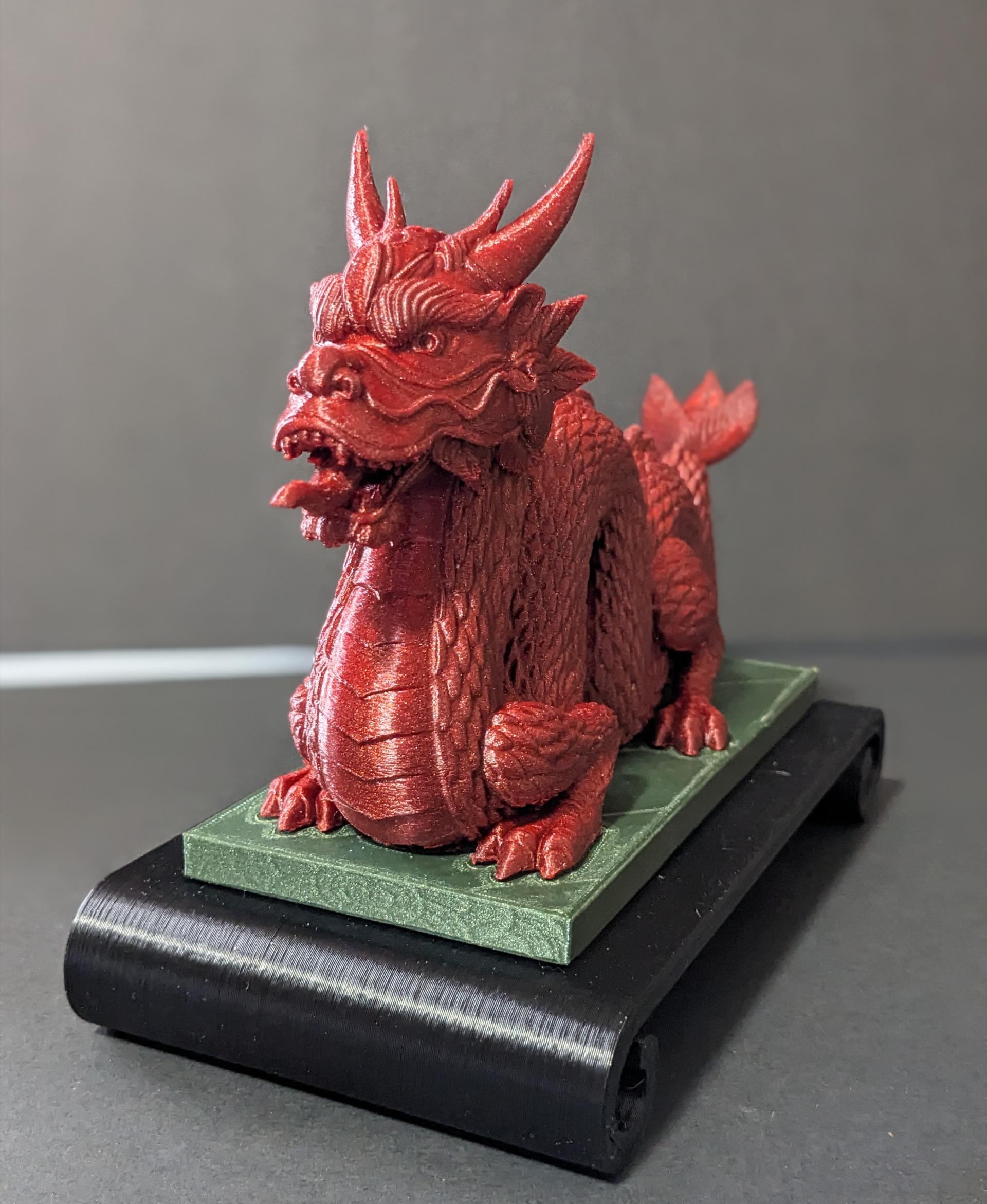 Chinese Dragon -Platform Statue 3d model