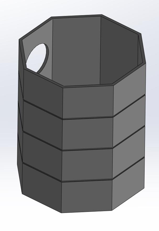 Pencil Cup / Holder 3d model