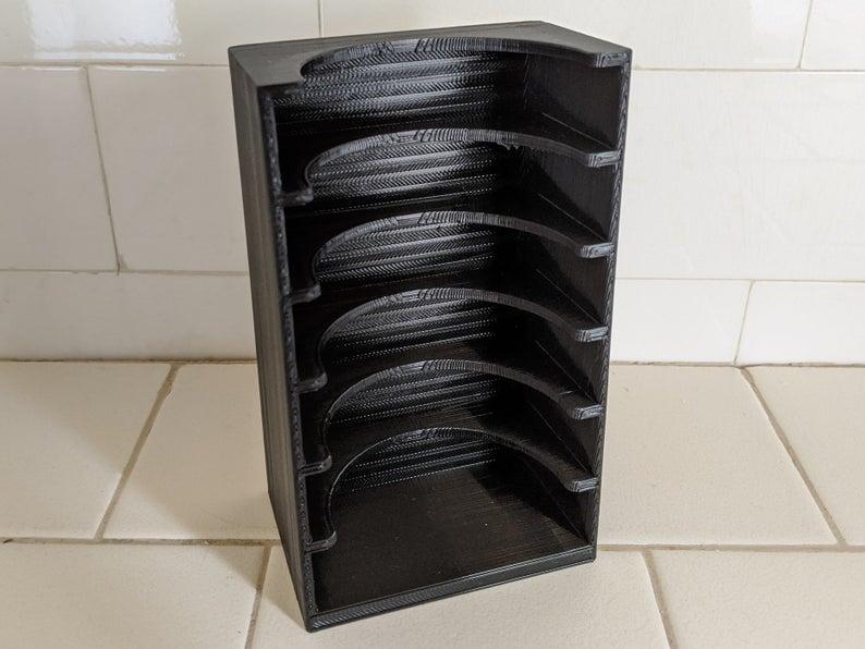 Mason Jar Lid Rack 3d model