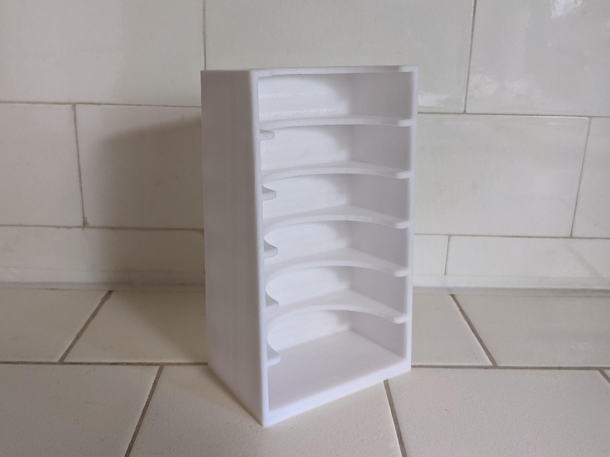 Mason Jar Lid Rack 3d model