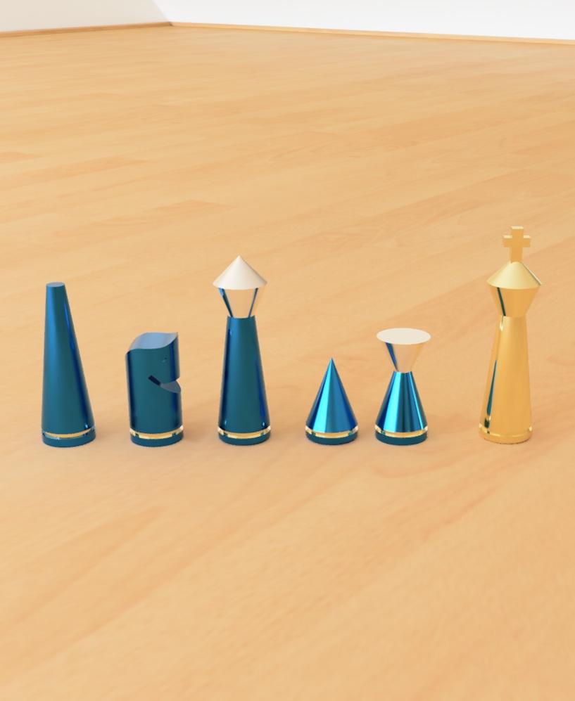  Modern Chess 3d model