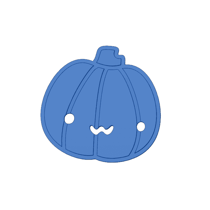 Mini pumpkin cute 3d model