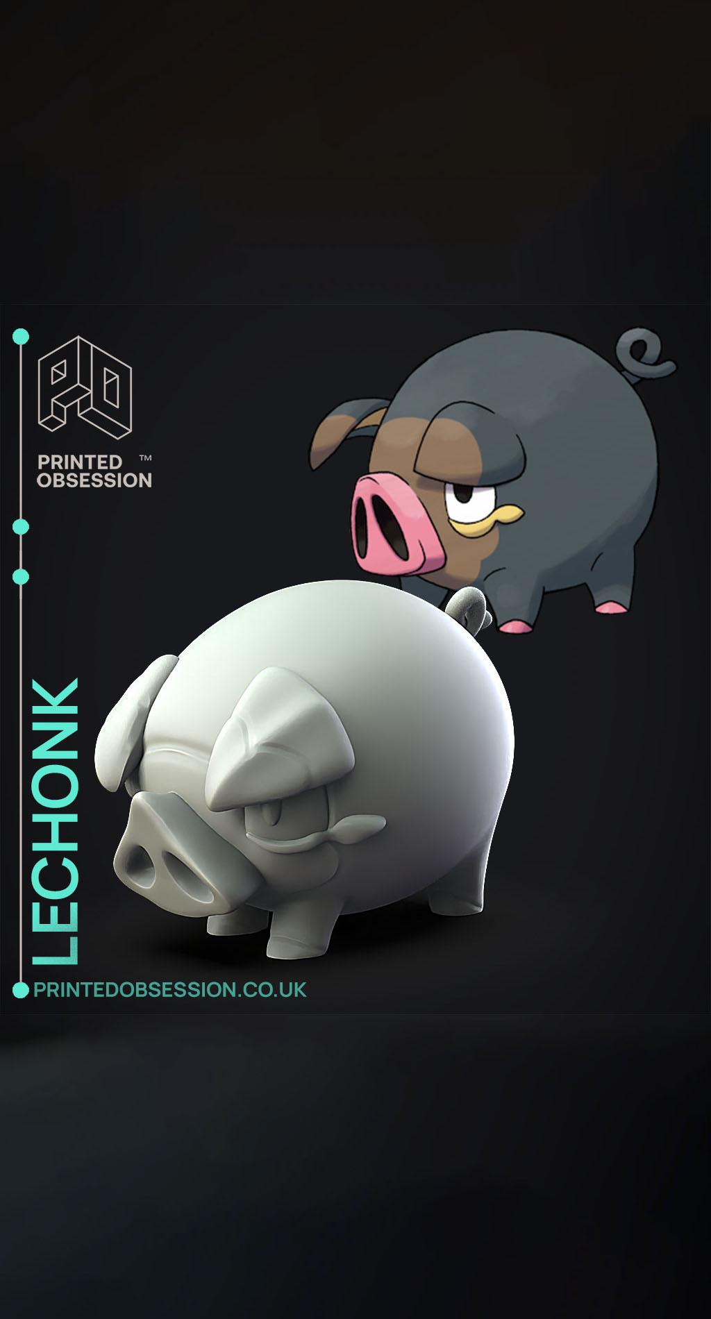 Lechonk - Pokemon - Fan Art 3d model