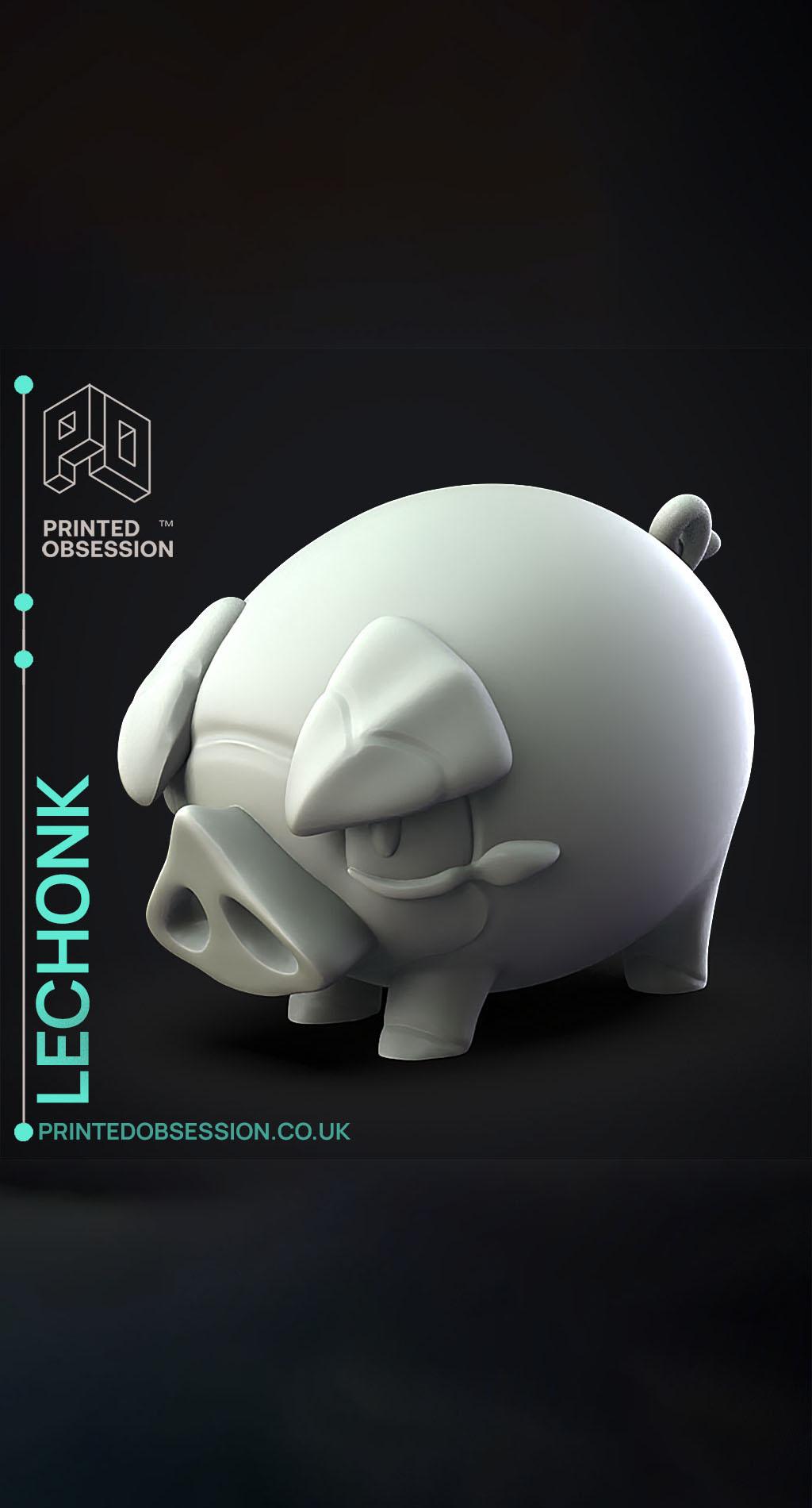 Lechonk - Pokemon - Fan Art 3d model