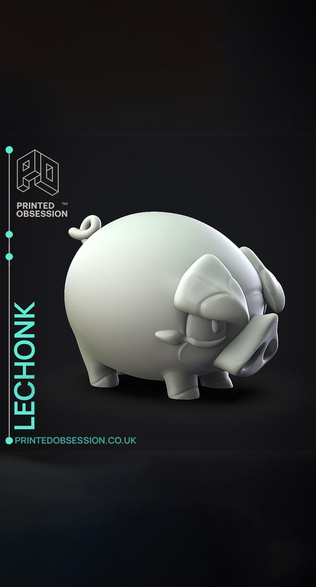 Lechonk - Pokemon - Fan Art 3d model