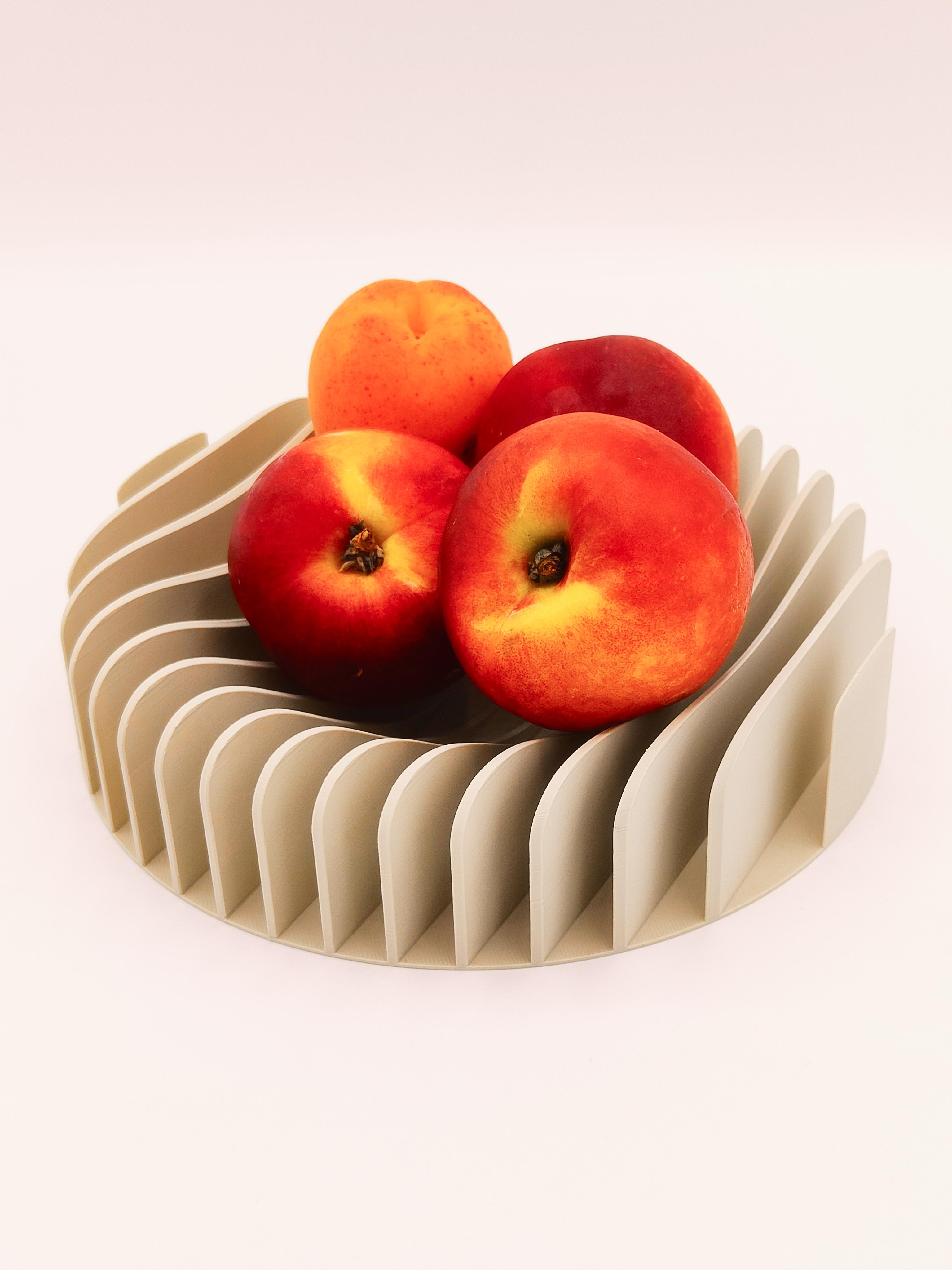 Wave Fruit Bowl (Free edition) 3d model