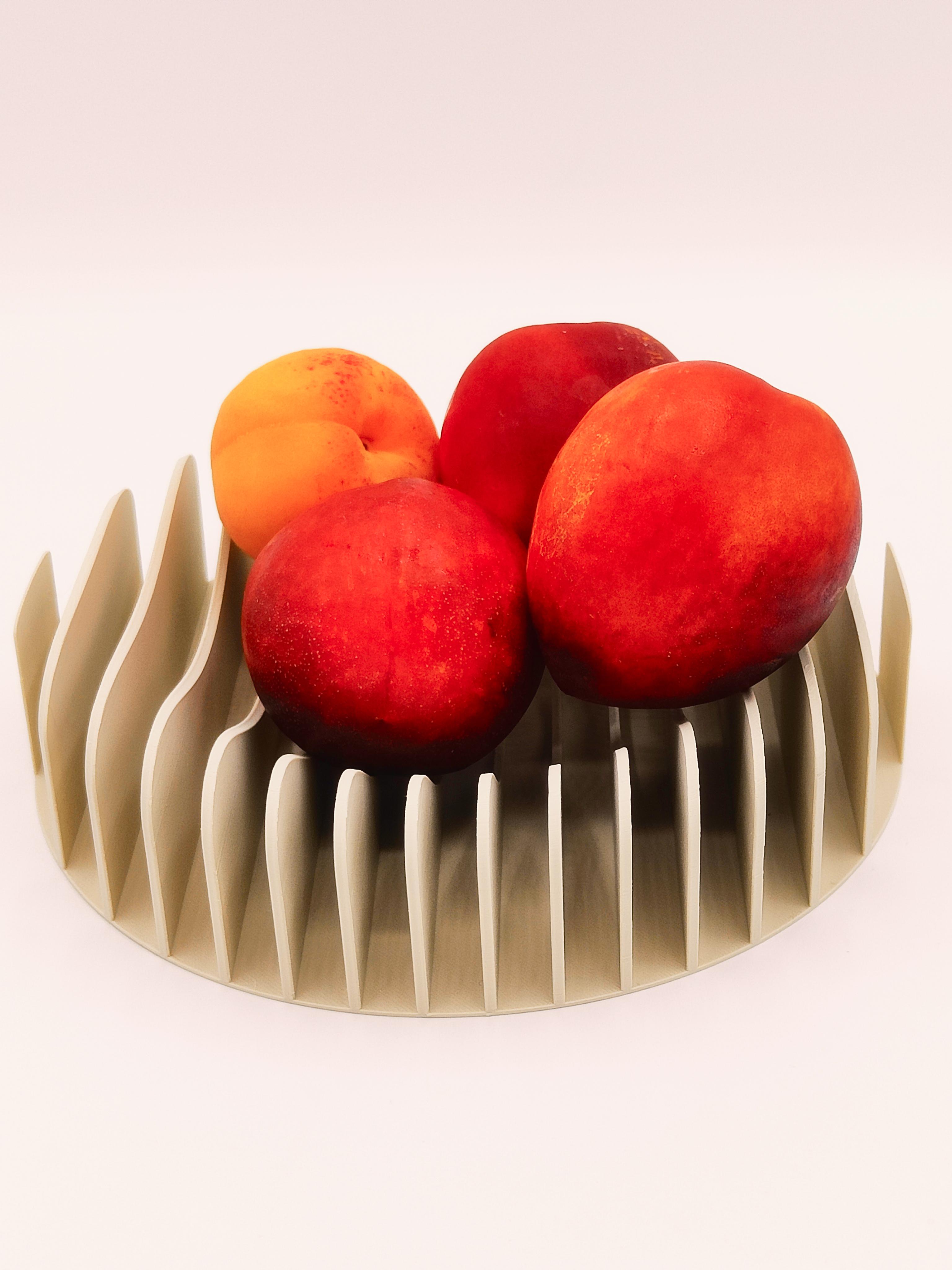 Wave Fruit Bowl (Free edition) 3d model