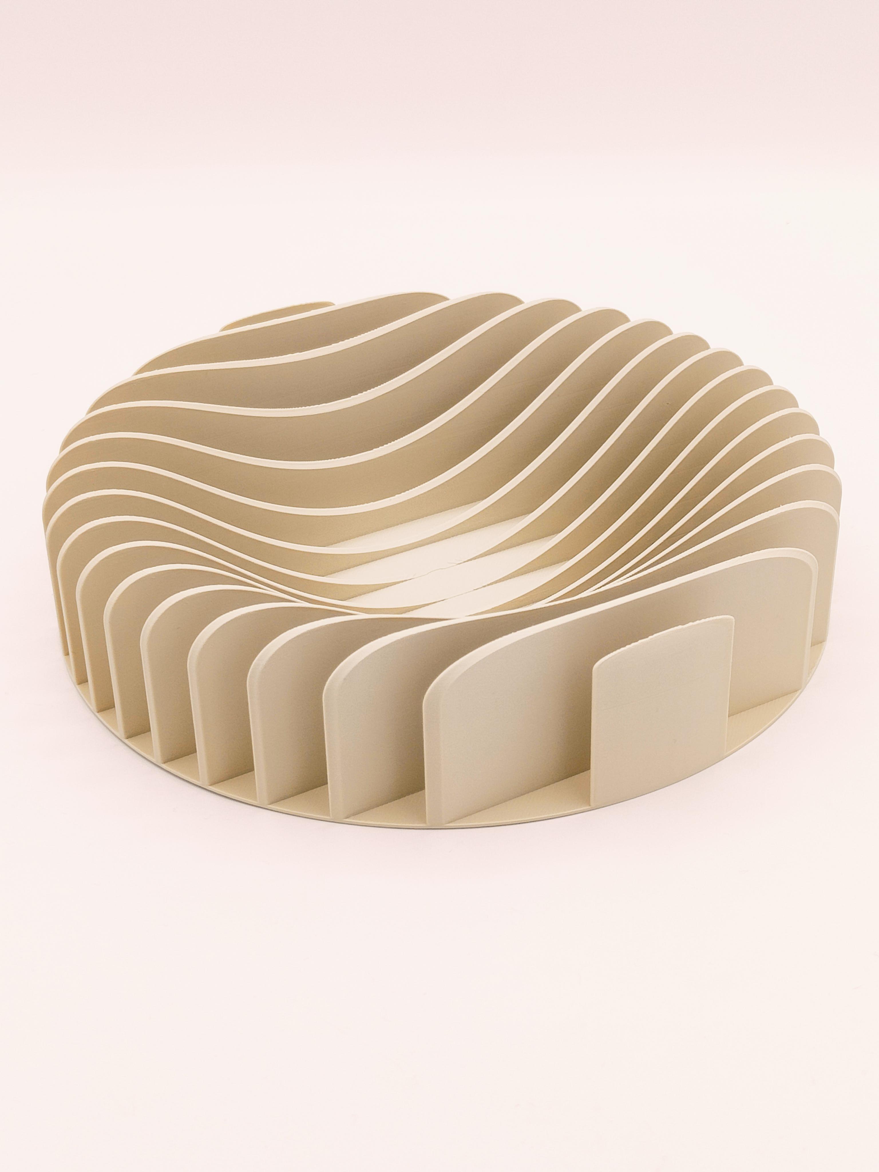 Wave Fruit Bowl (Free edition) 3d model