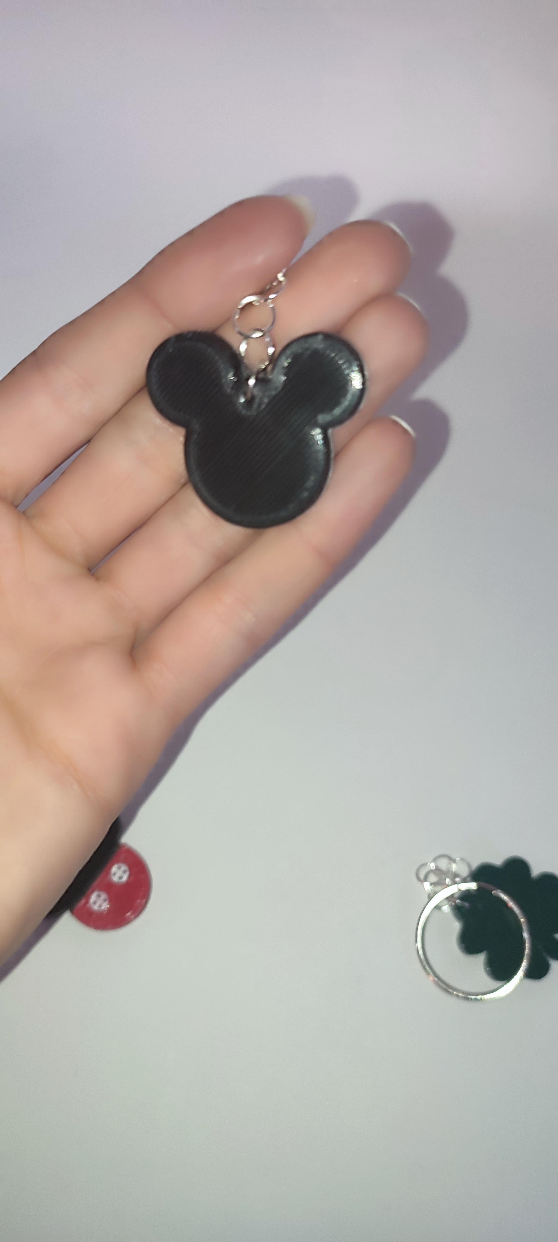 Mickey Mouse Keychain.stl 3d model