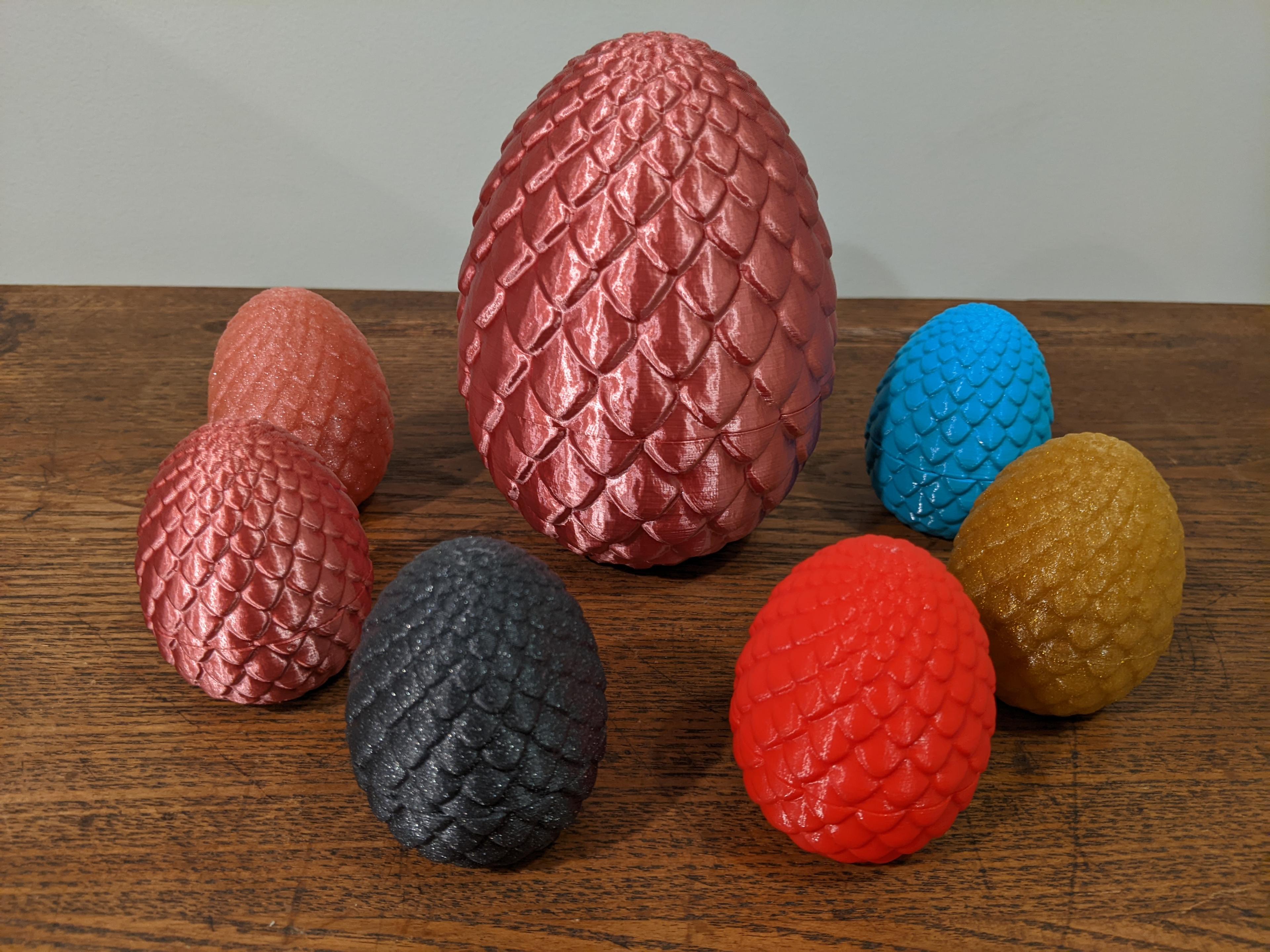 Threaded Dragon Egg, Great for Easter and Gifts 3d model