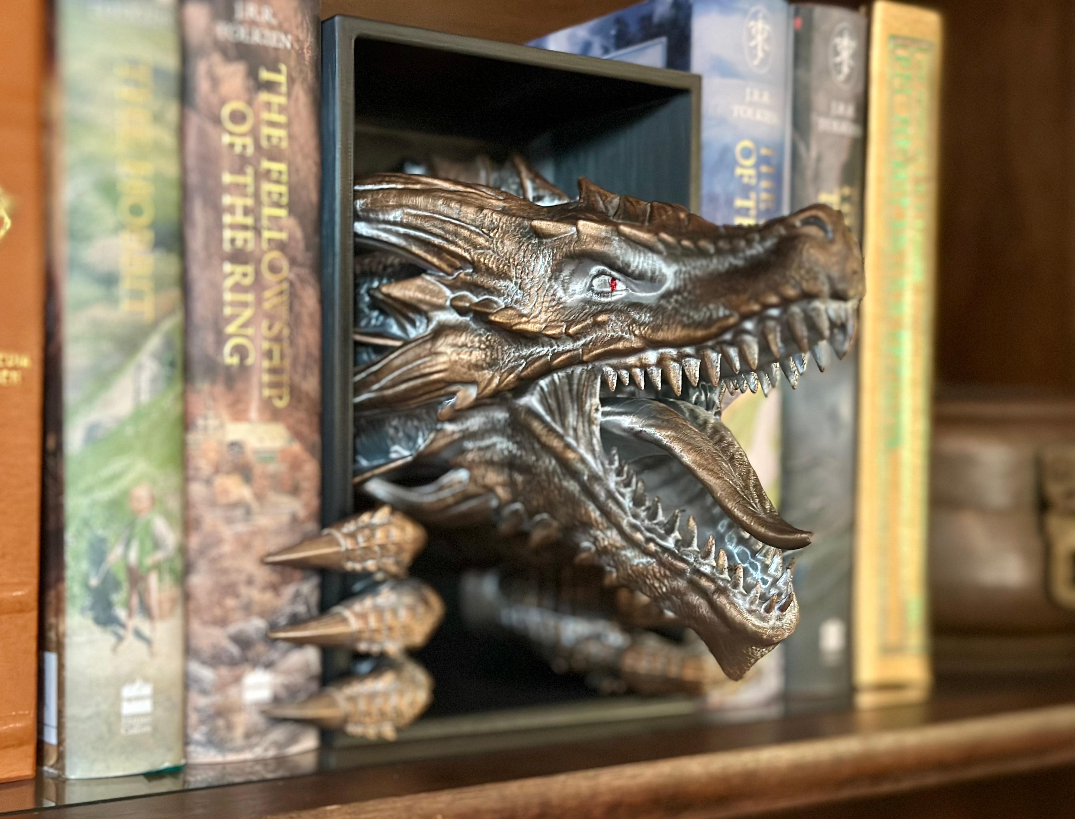 Dragon Awakening Book Nook and Wall Mounted Version 3d model