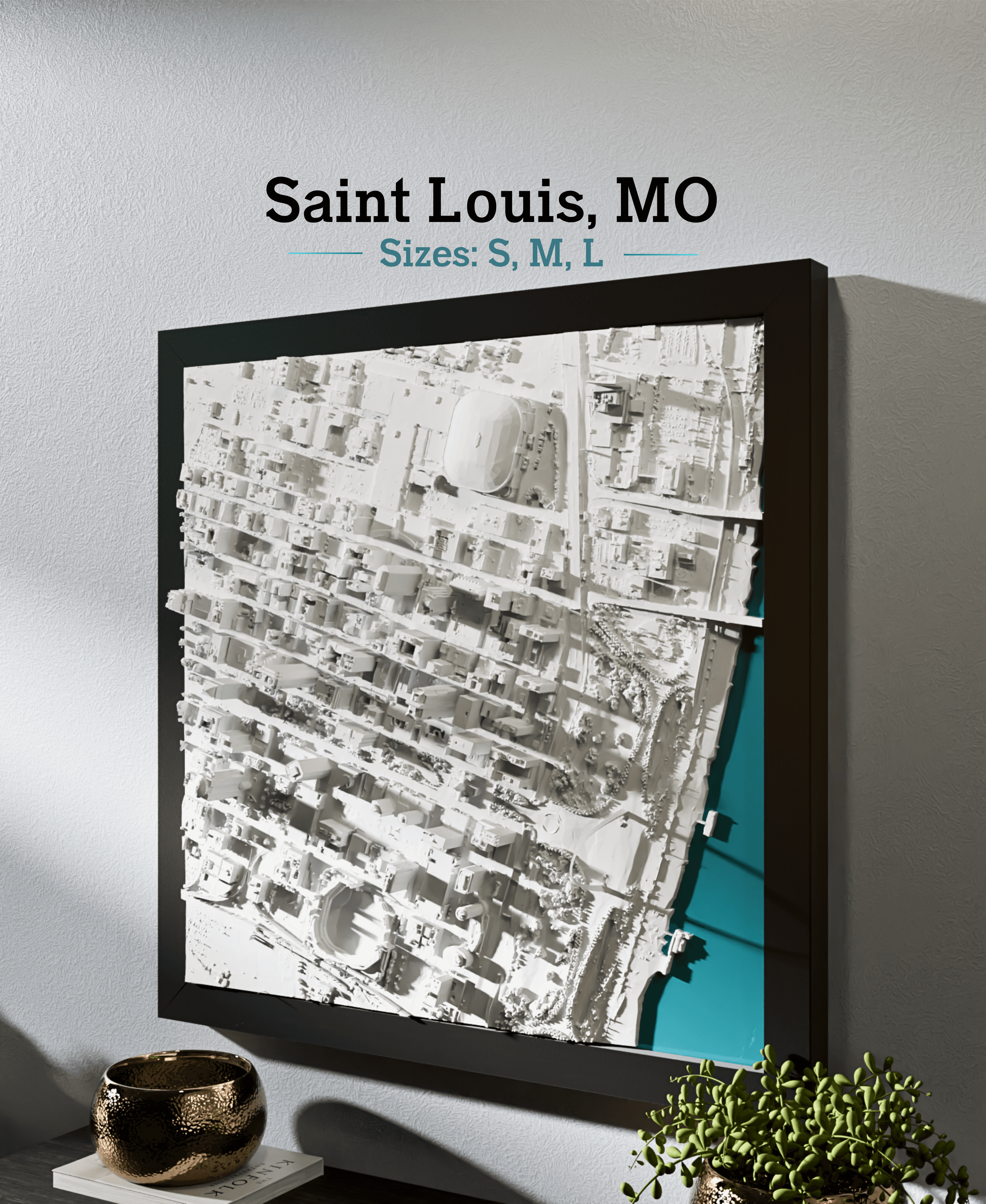 Saint Louis, MO - Large & Extra Large 3d model