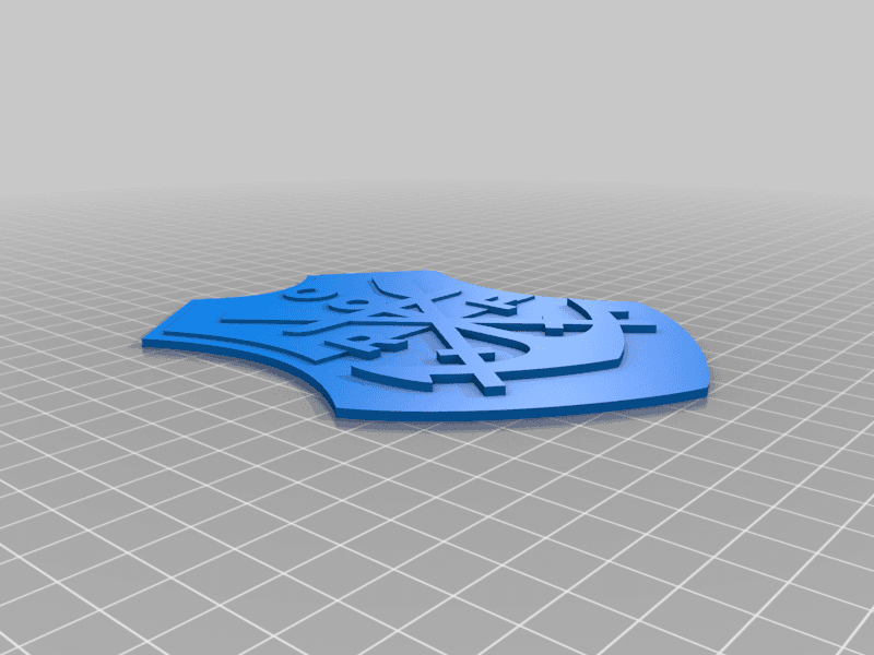 Escudo Flamengo (remo) 3d model