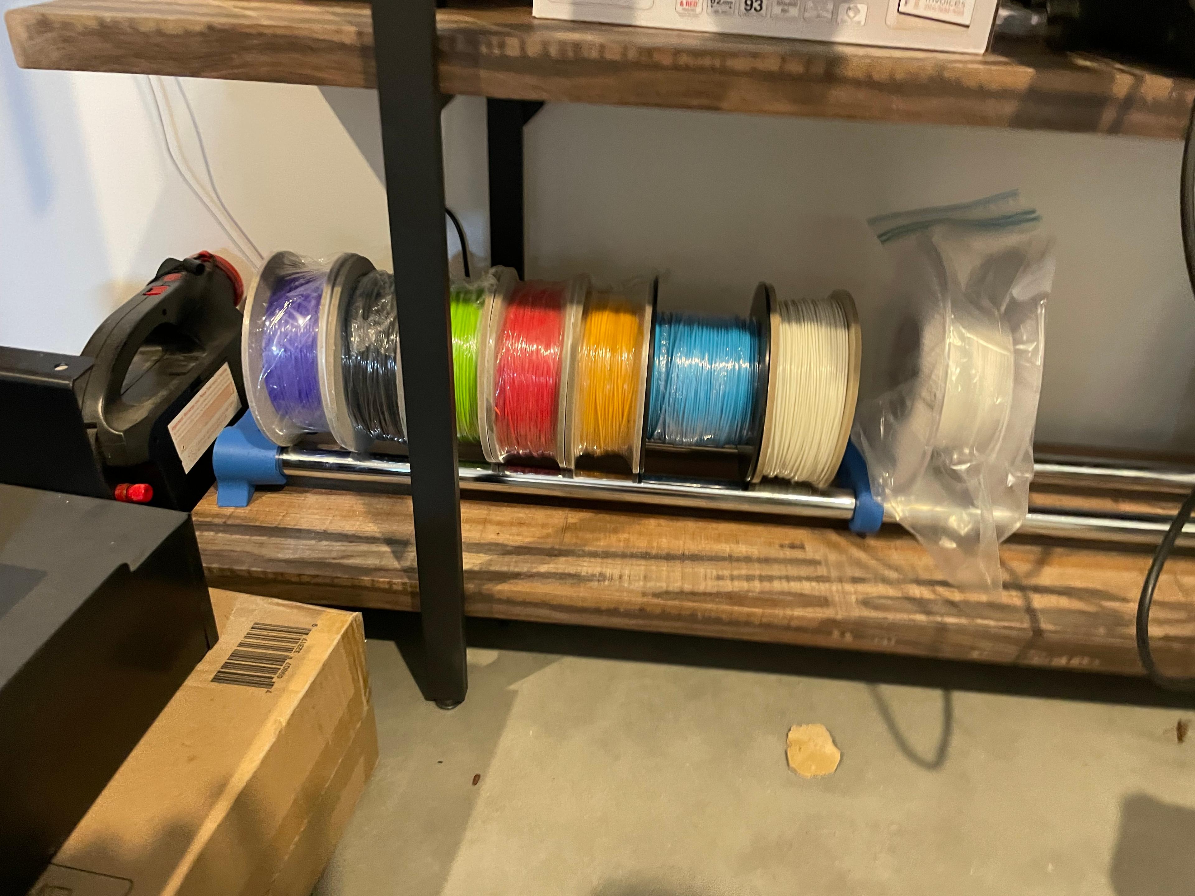 Filament storage rail 3d model