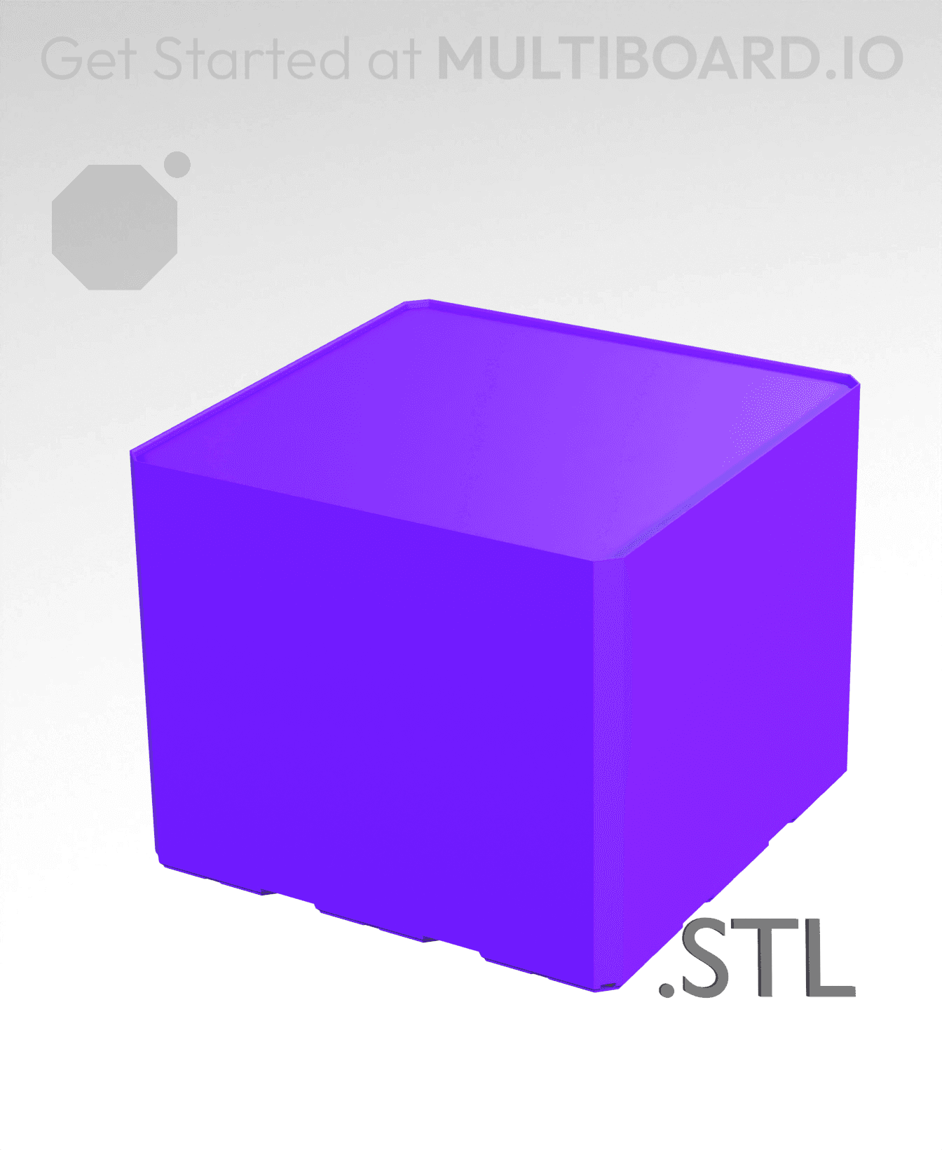 3x3x2·5 - Multibin Insert - STL Remixing File 3d model