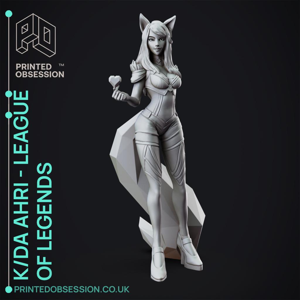 KDA Ahri - LEAGUE OF LEGENDS - 25cm tall model  3d model