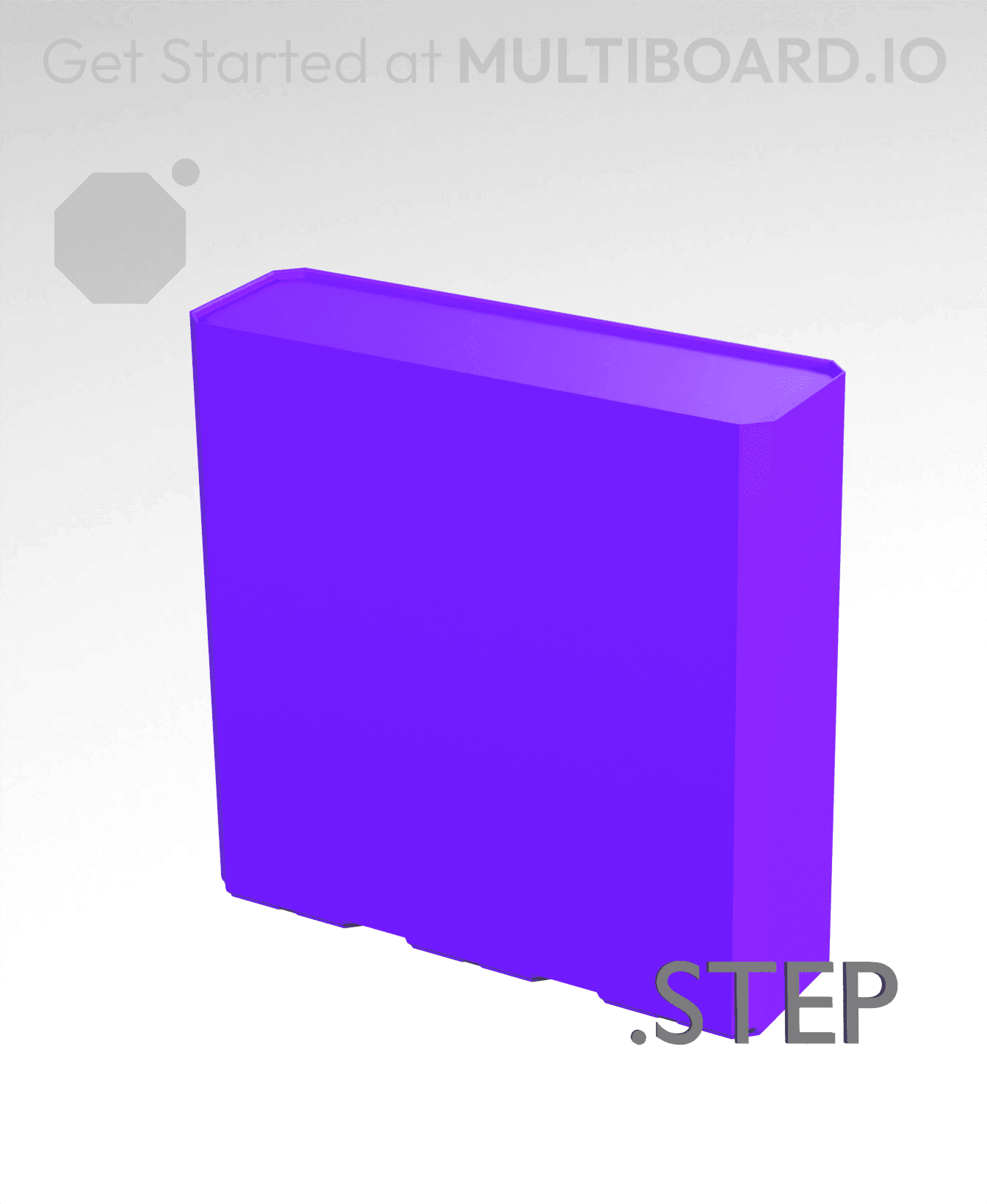 3x1x3 - Multibin Insert - STEP Remixing File 3d model