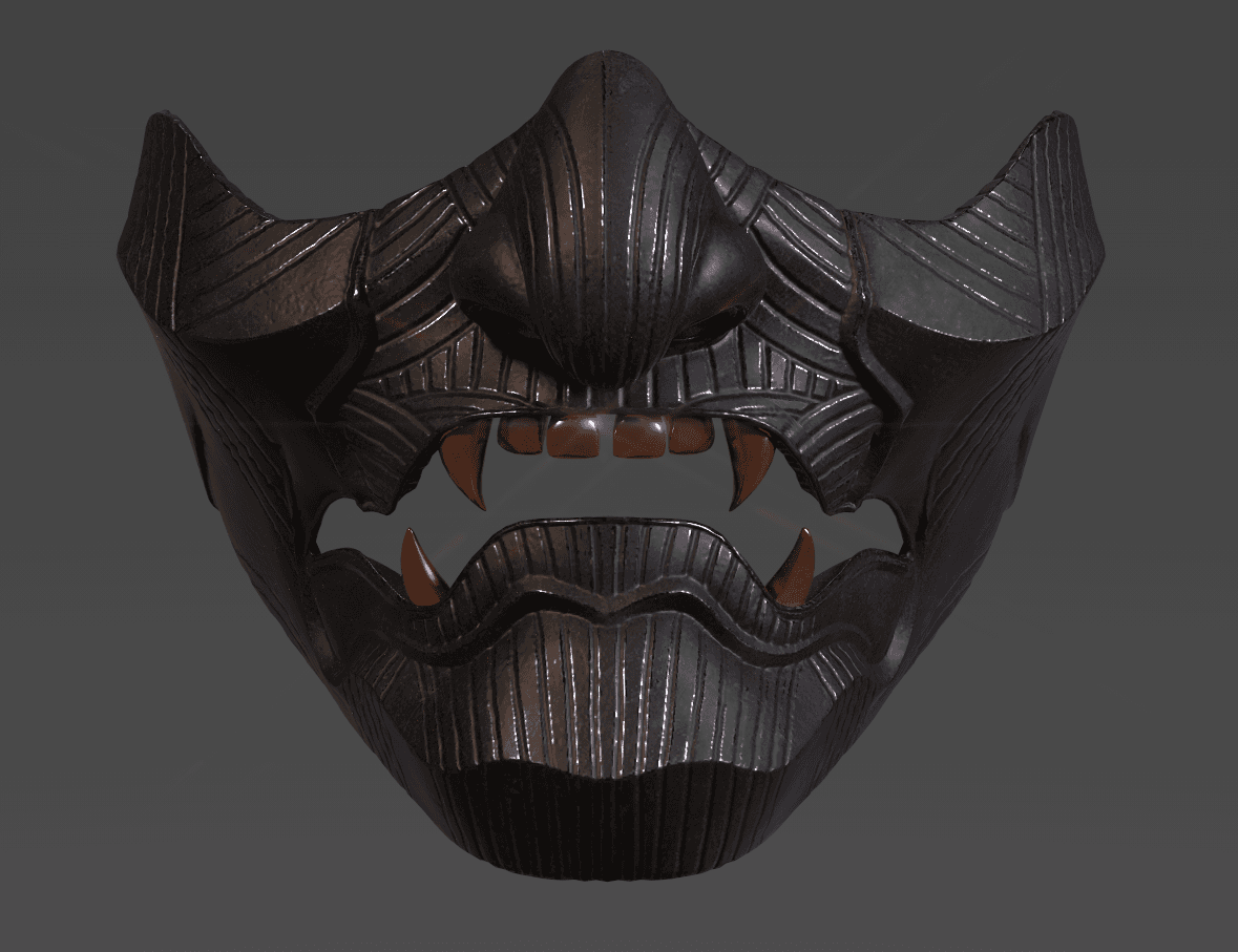 Ghost of Tsushima Sakai Mask 3d model