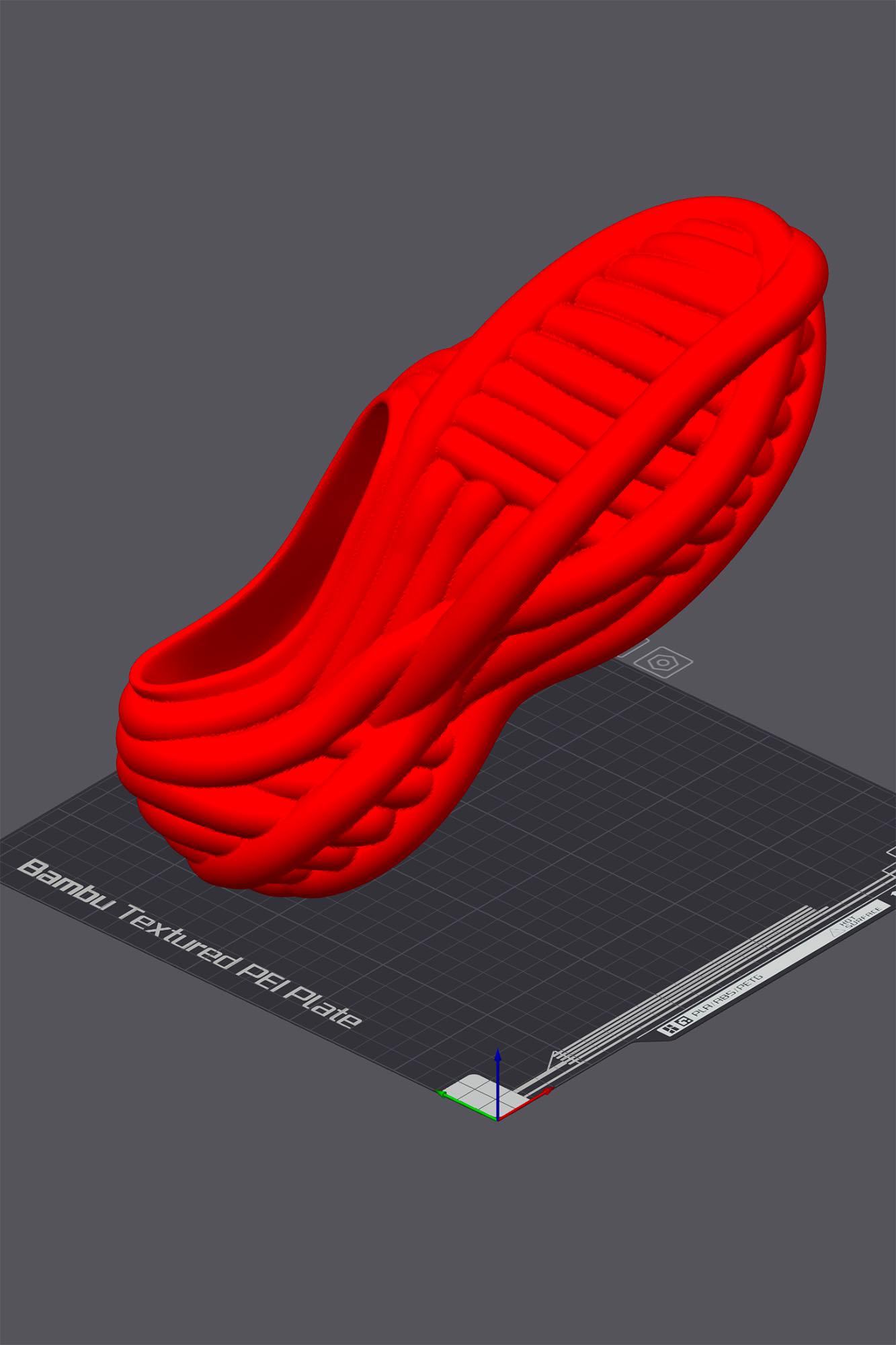 Shoe Laces Cocoon Sneaker 3d model