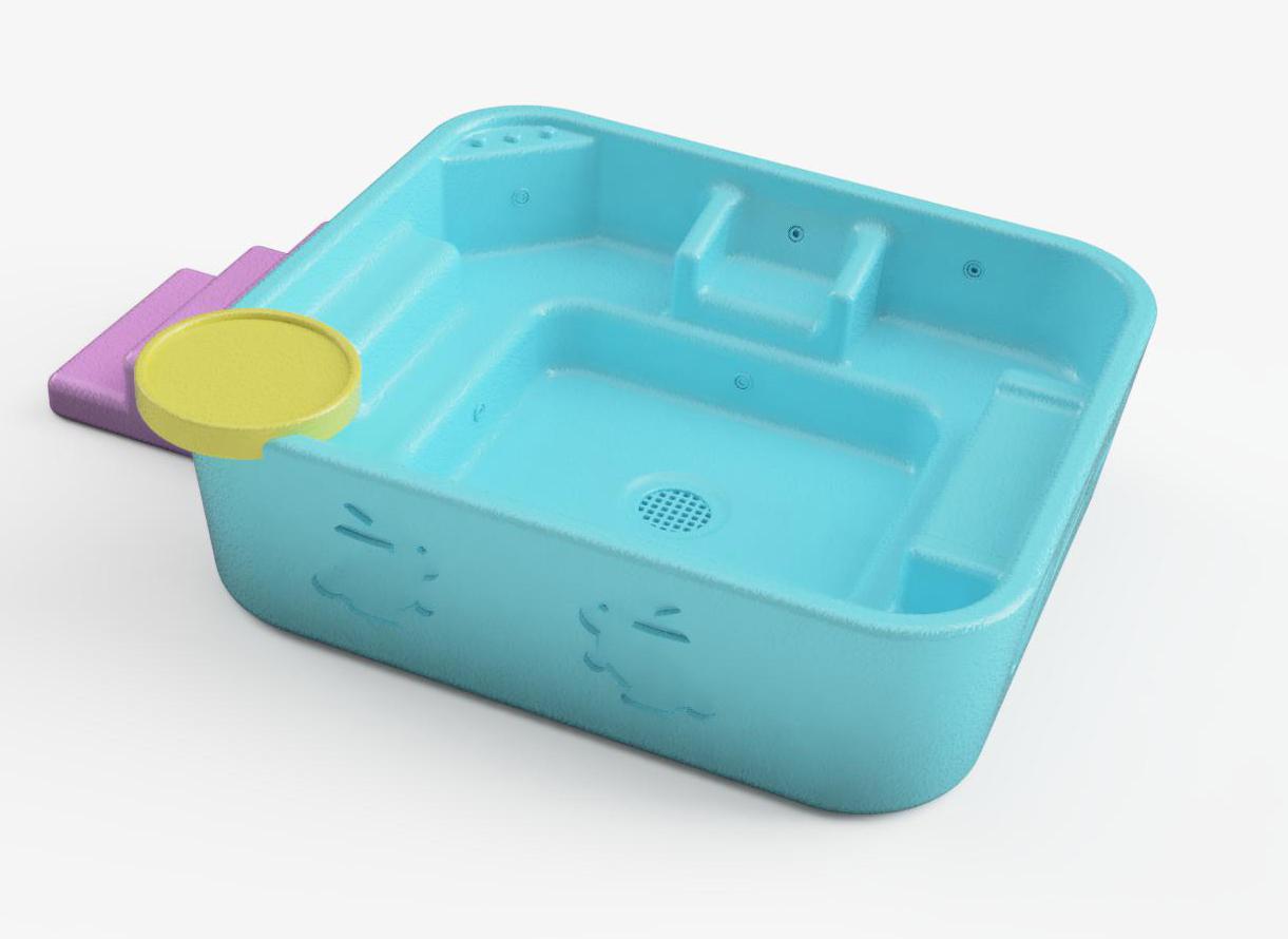 The Hippity Hoppity Hot Tub 3d model