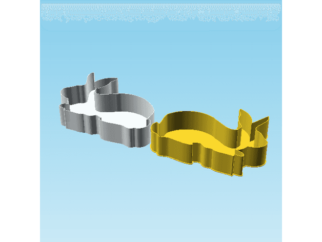 Rabbit 002A, nestable box (v2) #SpringThangs 3d model